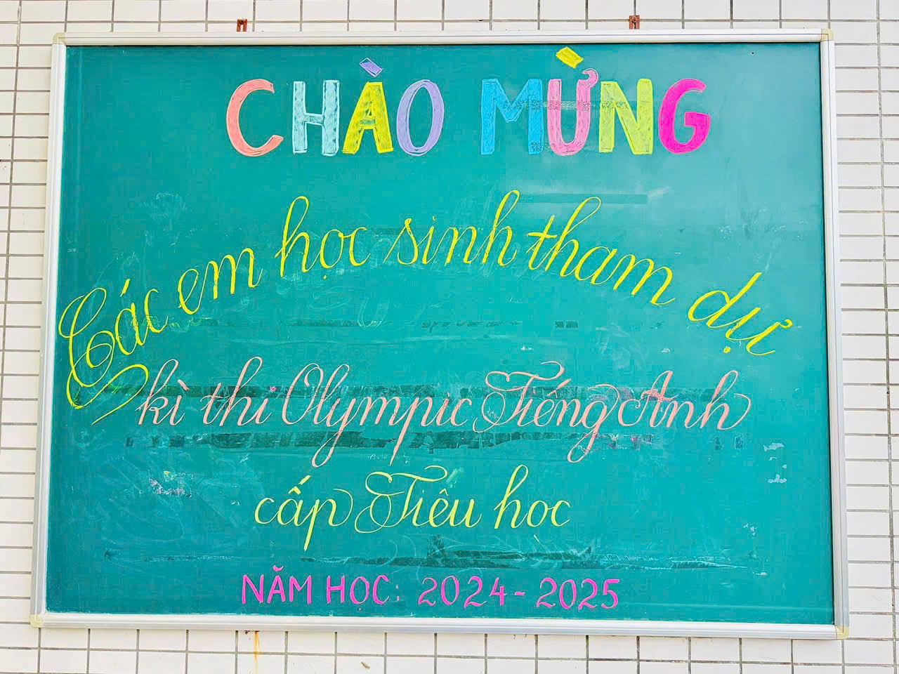 CHÚC MỪNG VISERS TIỂU HỌC ĐẠT GIẢI TRONG KÌ THI OLYMPIC TIẾNG ANH