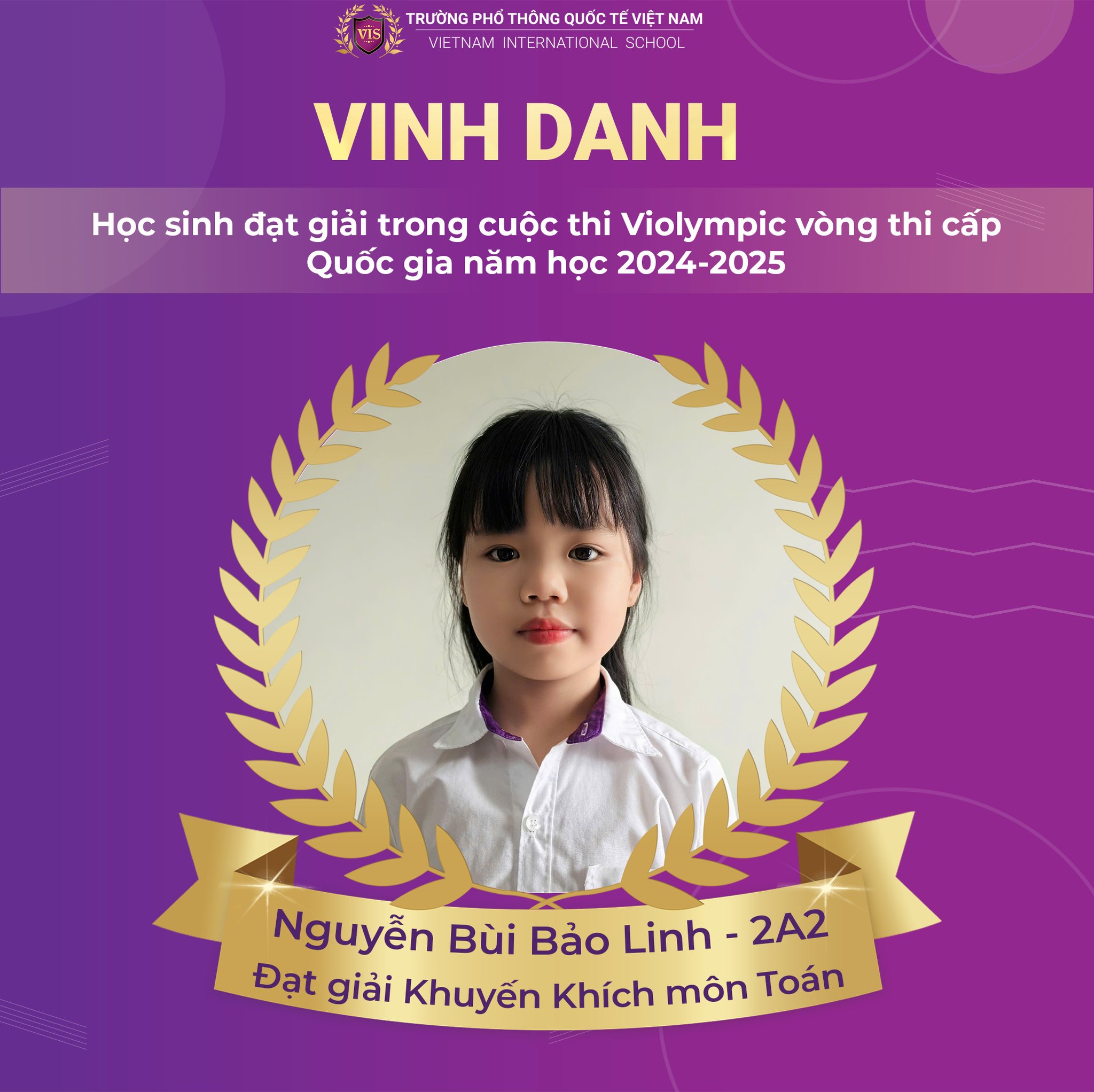 Nguyễn Bùi Bảo Linh - Lớp 2A2