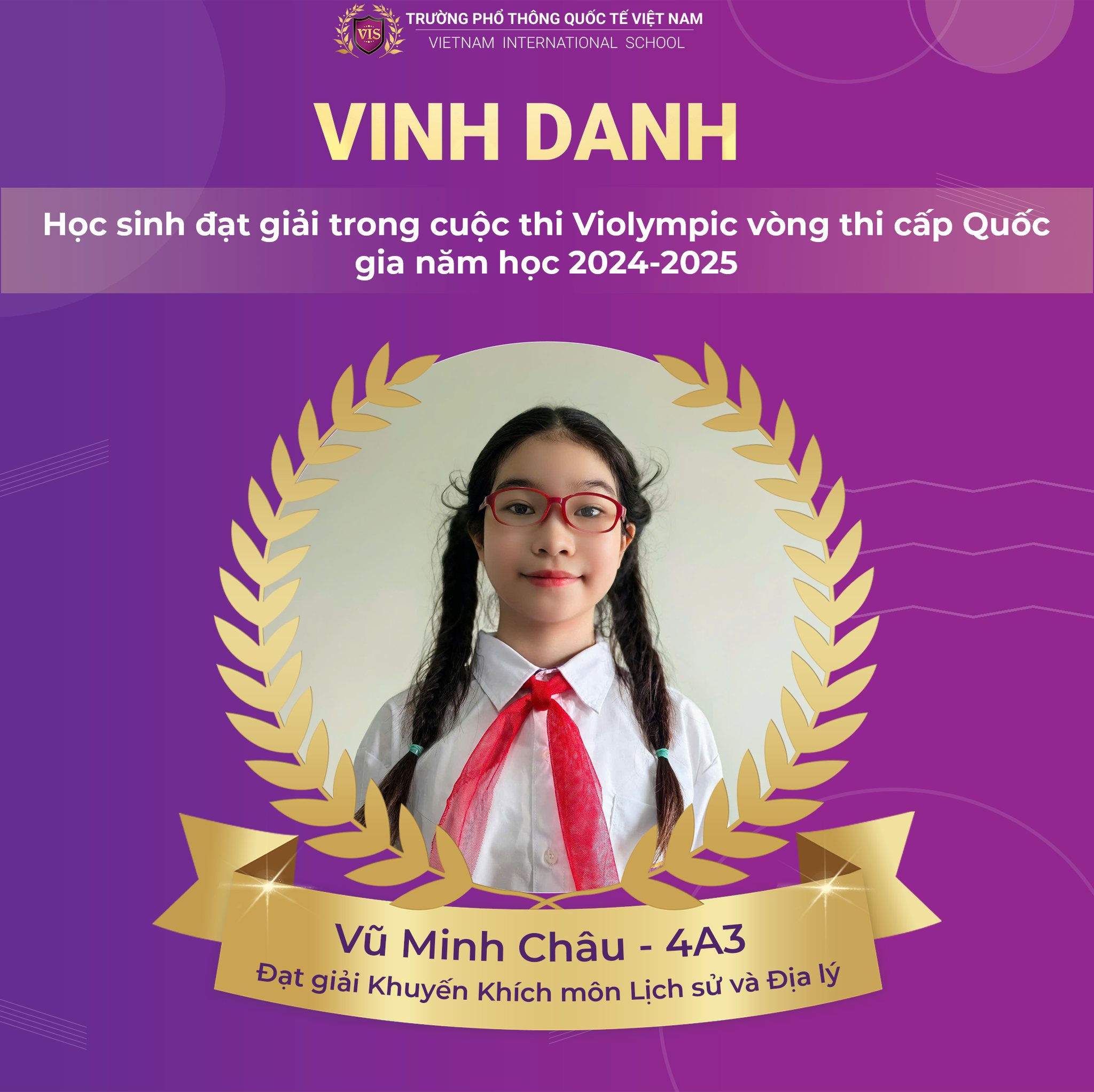 Vũ Minh Châu - Lớp 4A3