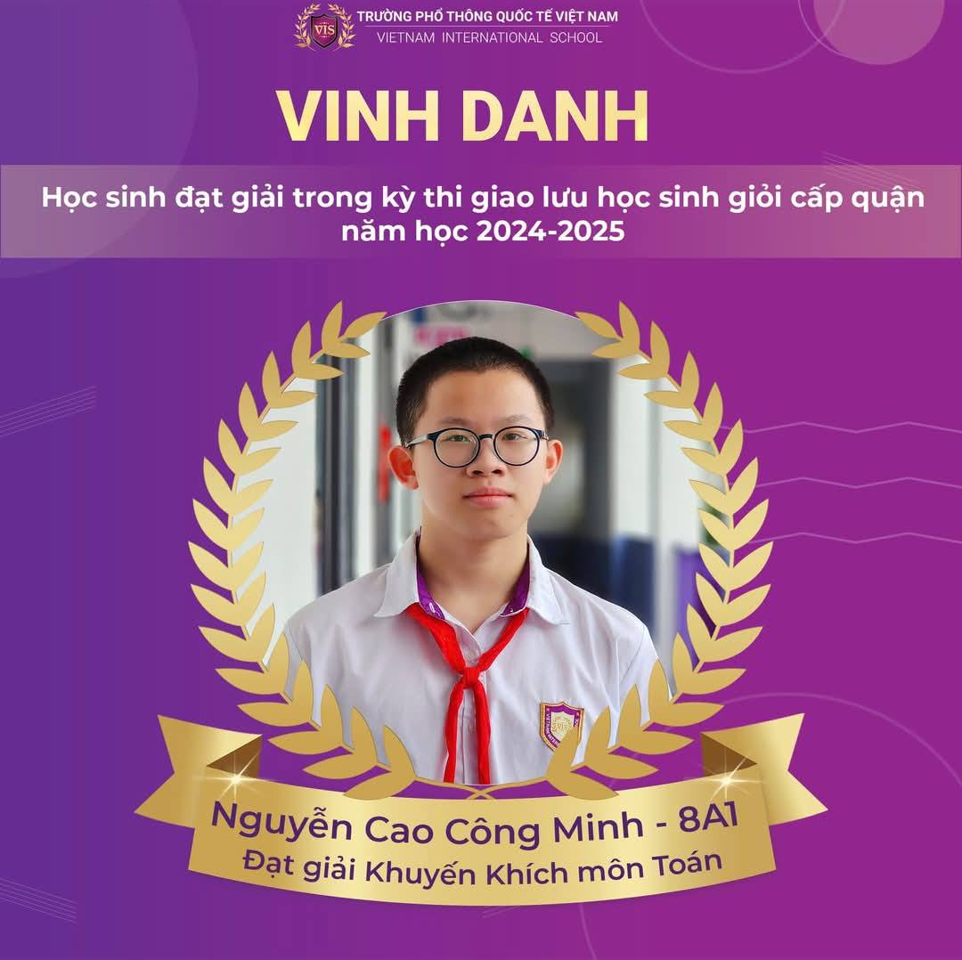 Nguyễn Cao Công Minh - Lớp 8A1