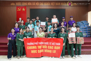 VIS – GỬI YÊU THƯƠNG VỀ MIỀN XANH: LAN TỎA NHÂN ÁI, SẺ CHIA YÊU THƯƠNG CÙNG HỌC SINH VÙNG LŨ THÁI NGUYÊN