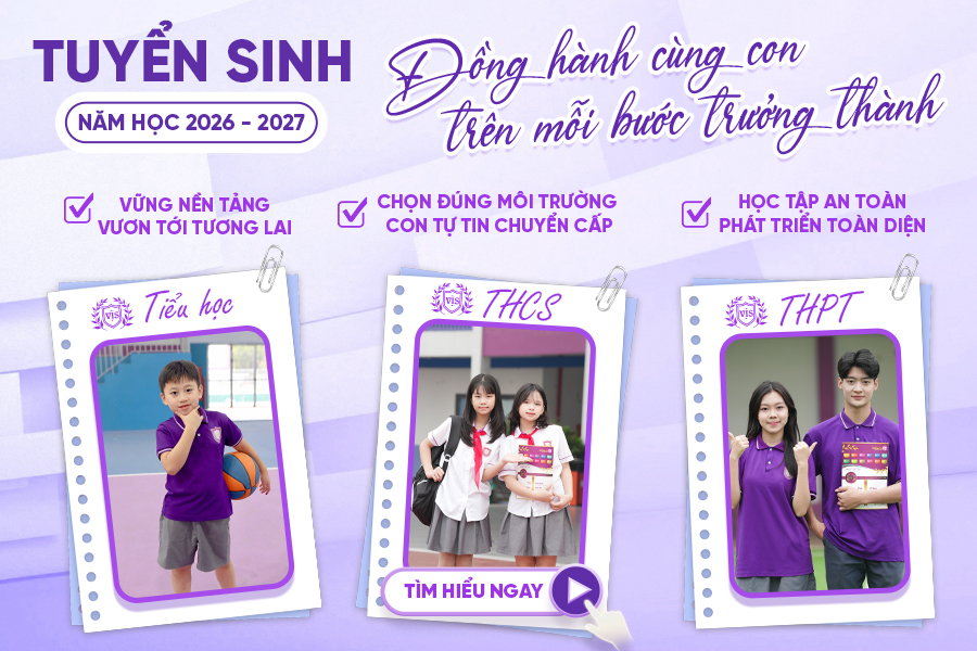 HỆ THỐNG GIÁO DỤC VIS MỞ CỔNG TUYỂN SINH NĂM HỌC 2026 – 2027