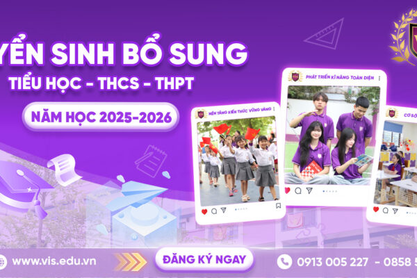 THÔNG BÁO TUYỂN SINH BỔ SUNG NĂM HỌC 2025 – 2026