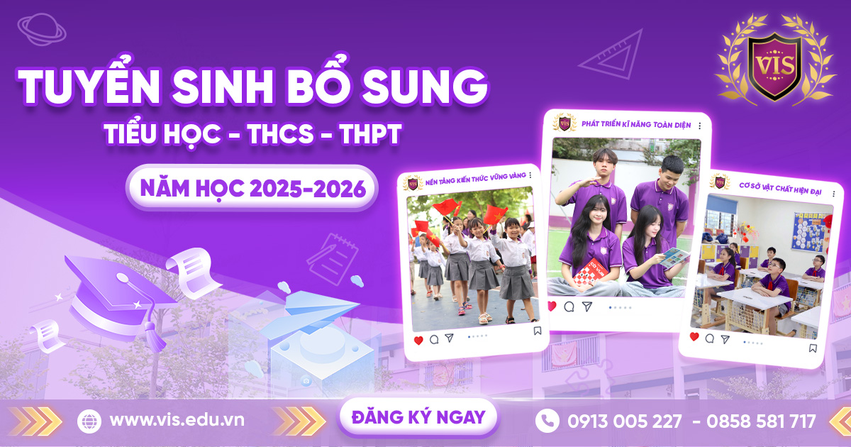THÔNG BÁO TUYỂN SINH BỔ SUNG NĂM HỌC 2025 – 2026