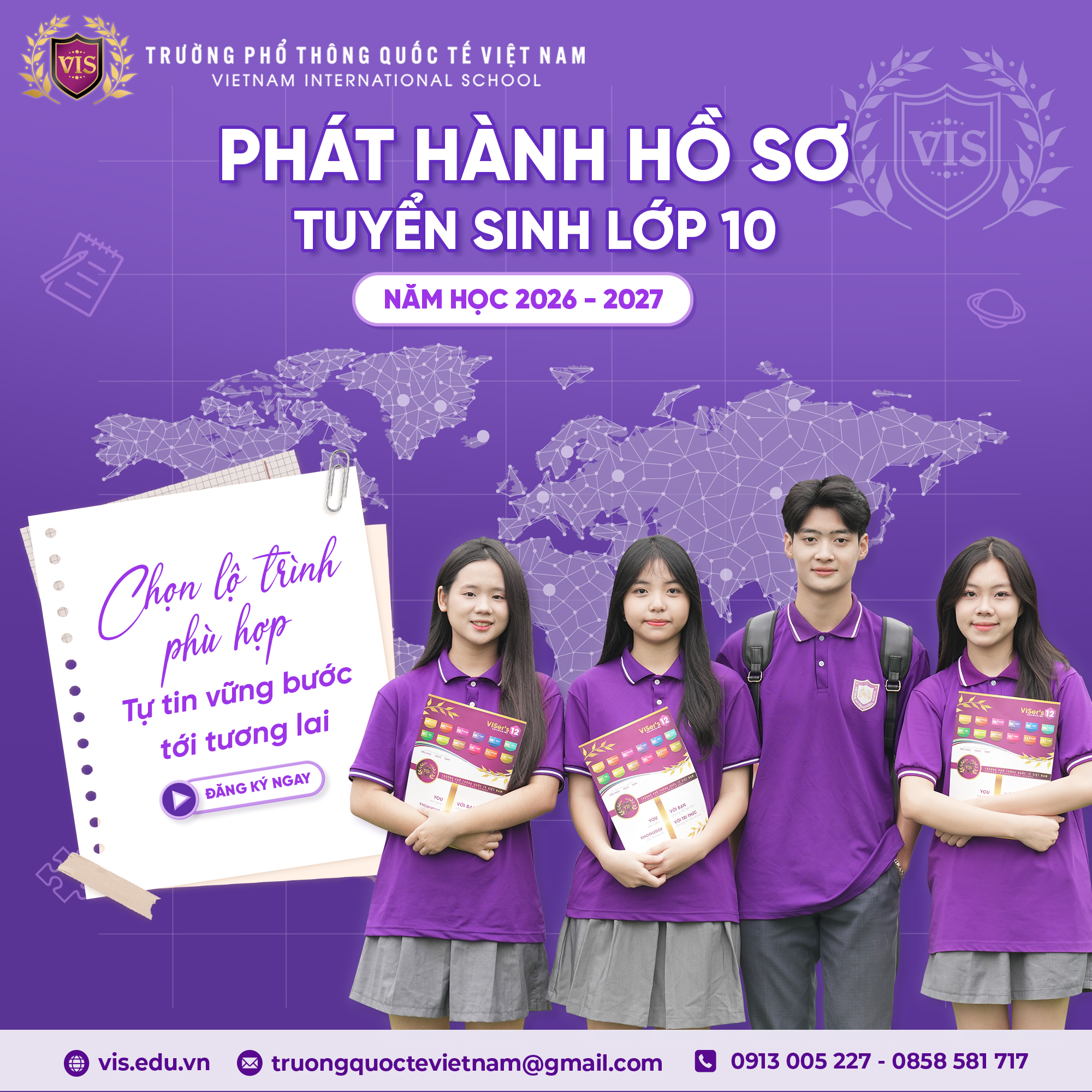 THÔNG BÁO TUYỂN SINH LỚP 10 NĂM HỌC 2026–2027