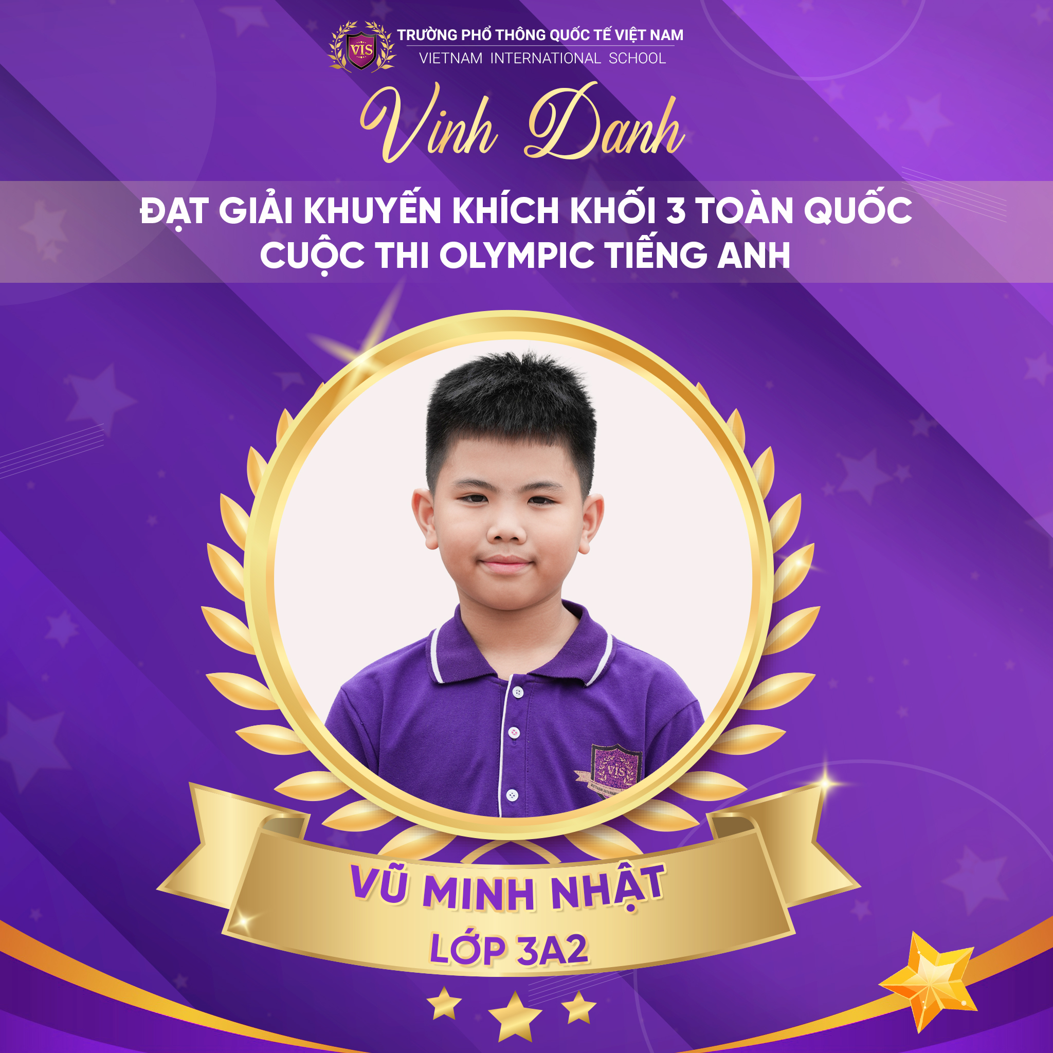 TỰ HÀO VIS – CHÚC MỪNG DANH SÁCH CÁC BẠN HỌC SINH ĐẠT GIẢI TẠI OLYMPIC TIẾNG ANH IOE CẤP THÀNH PHỐ & TOÀN QUỐC