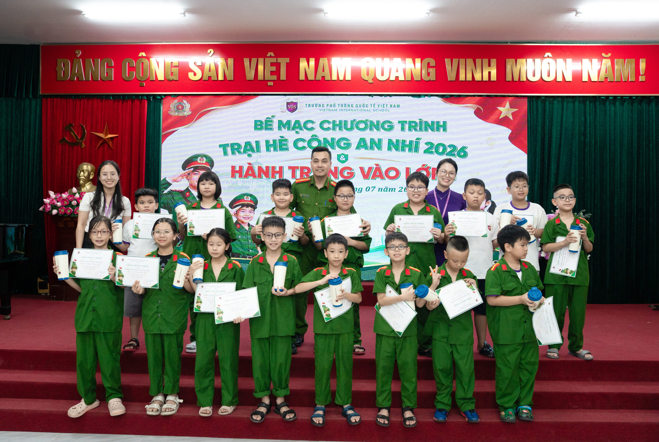 BẾ MẠC TRẠI HÈ CÔNG AN NHÍ 2026 – HÀNH TRÌNH TRƯỞNG THÀNH ĐẦU TIÊN CỦA CÁC CON