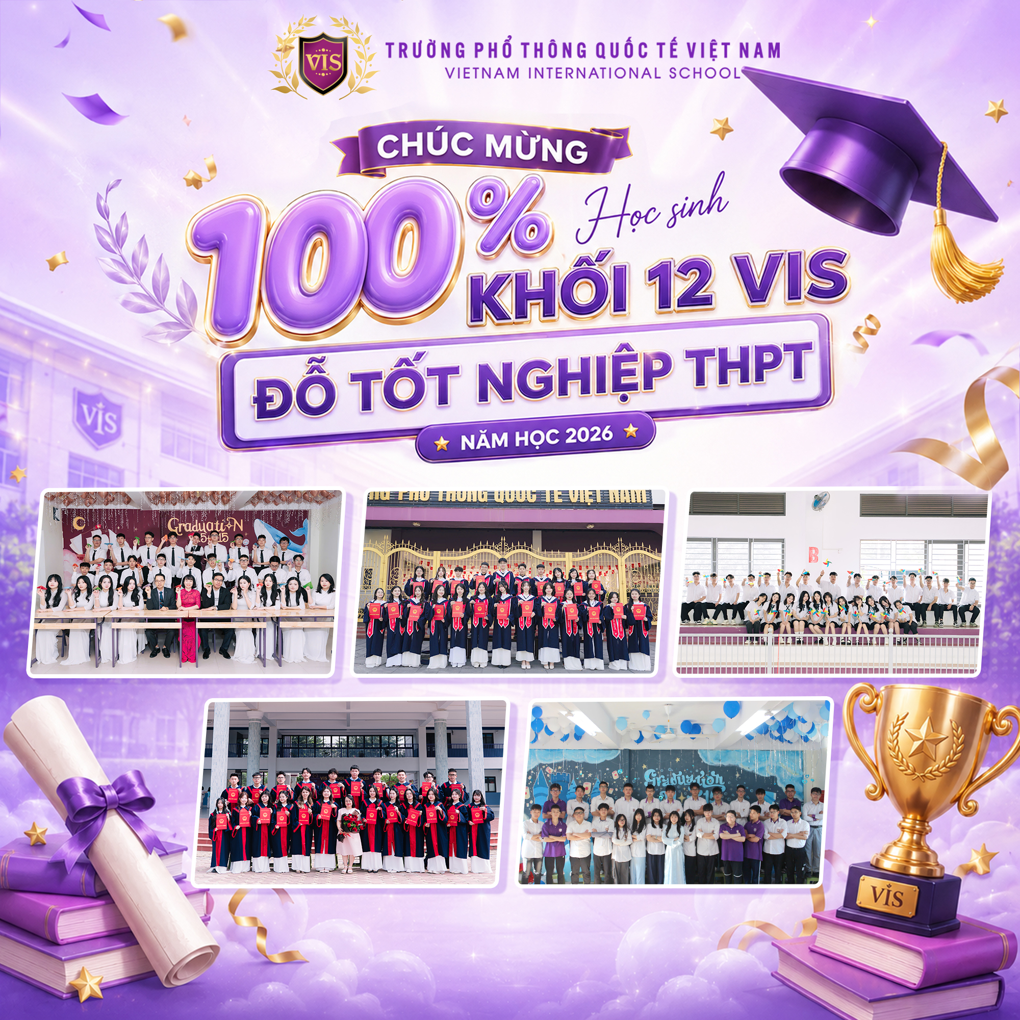 CHÚC MỪNG THẾ HỆ HỌC SINH KHỐI 12 VIS – TỰ HÀO VIẾT TIẾP HÀNH TRÌNH THÀNH CÔNG