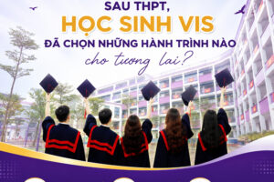 SAU TỐT NGHIỆP THPT – HỌC SINH VIS TỰ TIN CHỌN HÀNH TRÌNH RIÊNG, MỞ RỘNG CƠ HỘI CHO TƯƠNG LAI