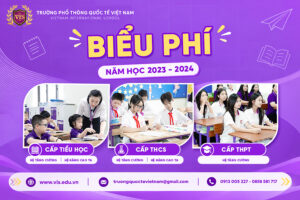 BIỂU PHÍ NĂM HỌC 2023 – 2024