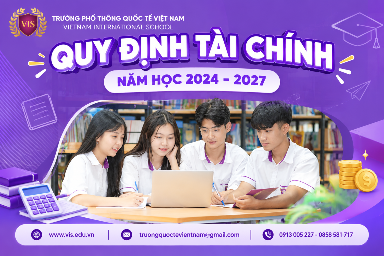 QUY ĐỊNH TÀI CHÍNH NĂM HỌC 2024 – 2027