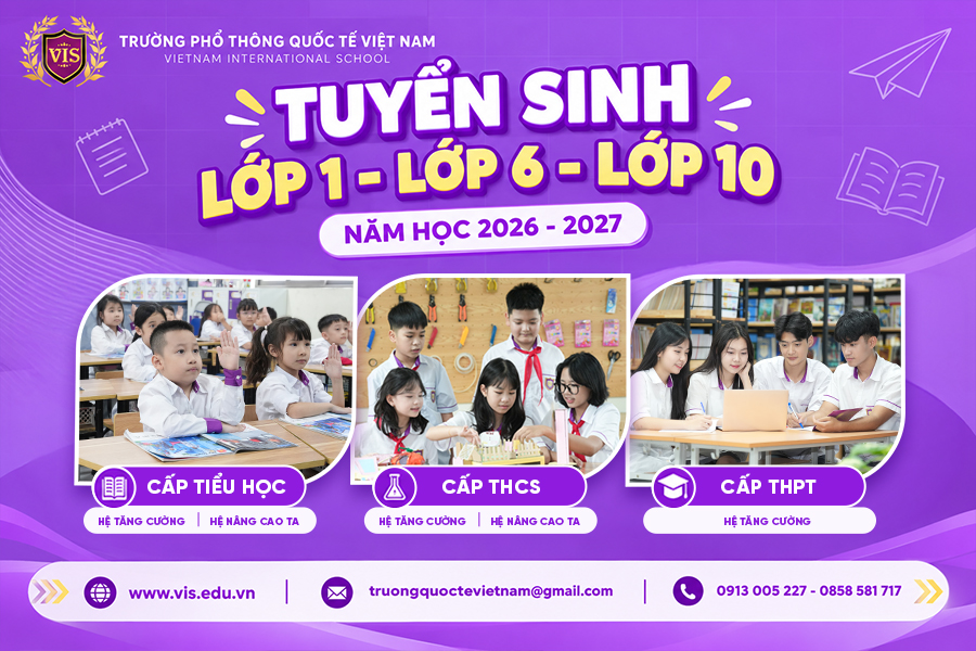 THÔNG BÁO TUYỂN SINH NĂM HỌC 2026 – 2027